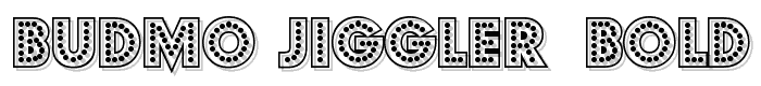 Budmo Jiggler  Bold font